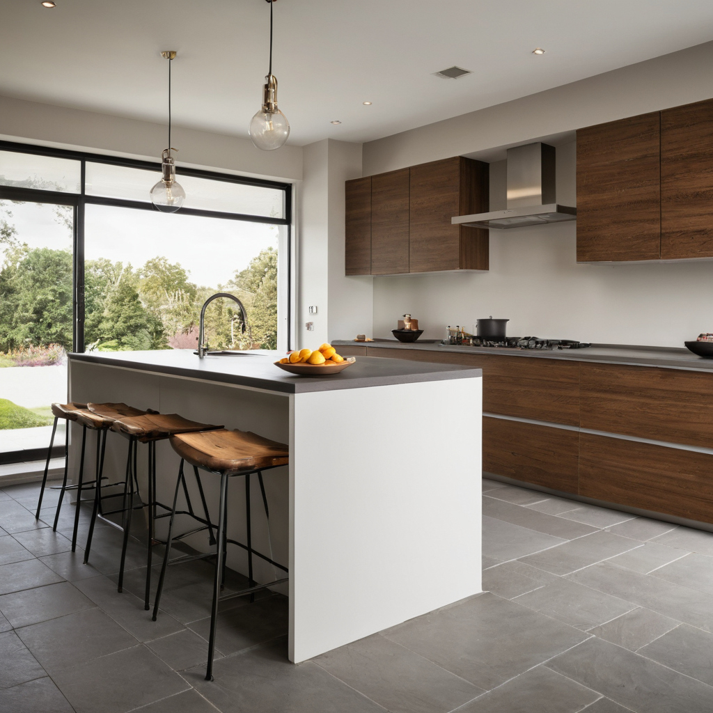 The final kitchen layout should be locked before cabinets, MEP, stone, and flooring interior planning detail